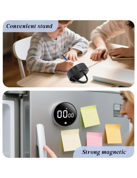 Temporizador de Cocina Digital BXF SPORTS 199 Minutos LED Negro