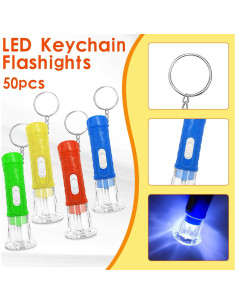 Paquete de 50 Linternas LED Compactas CENNSIOQP para Emergencias 2