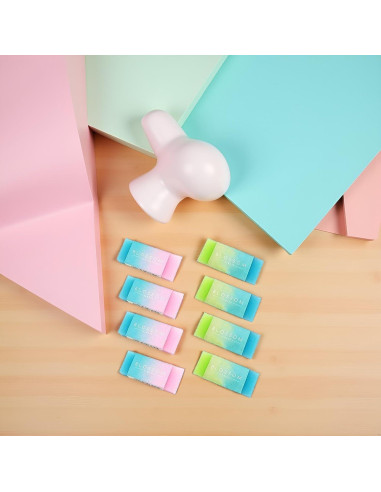 Juego de 8 Gomas de Borrar Cubo Bwexxt Multicolor