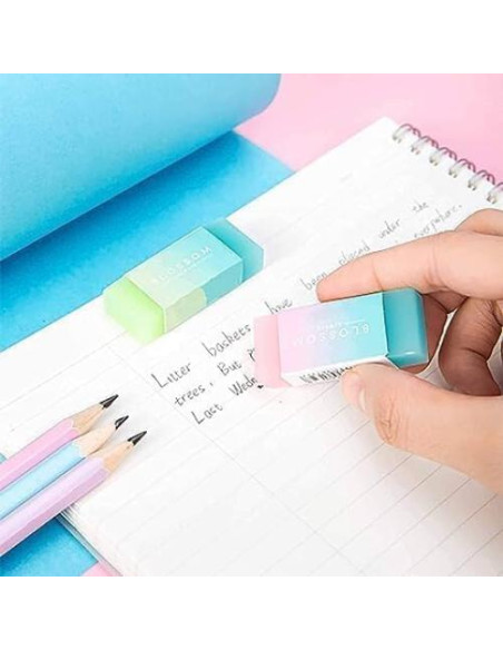 Juego de 8 Gomas de Borrar Cubo Bwexxt Multicolor