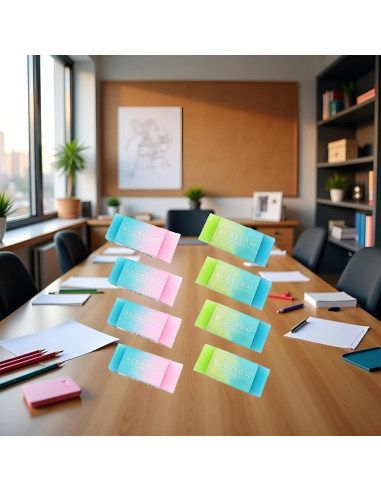 Juego de 8 Gomas de Borrar Cubo Bwexxt Multicolor