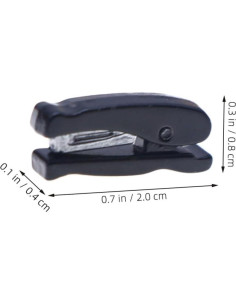 Mini Grapadora Decorativa Toddmomy para Casa de Muñecas 2