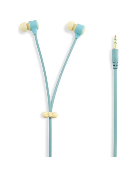 Auriculares Intrauditivos GEARONIC TM 3.5mm Beige con Micrófono