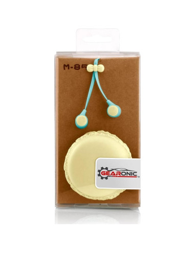 Auriculares Intrauditivos GEARONIC TM 3.5mm Beige con Micrófono