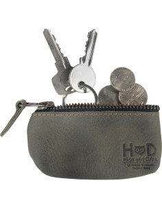 Estuche de Llaves de Cuero Hide & Drink - Vintage, Hecho a Mano 2