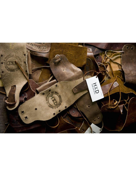 Estuche de Llaves de Cuero Hide & Drink - Vintage, Hecho a Mano