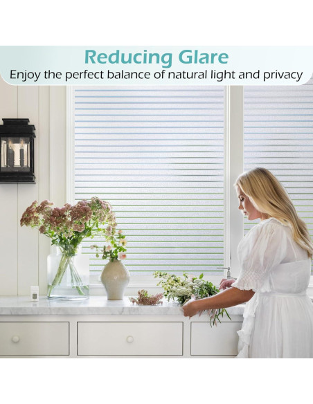 Película de Privacidad DOWELL 44.5x300 cm Vinilo Esmerilado