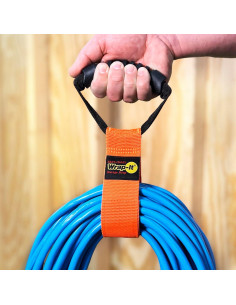 Correa de Almacenamiento Wrap-It 43 cm Naranja Brillante - 2 Pack 2