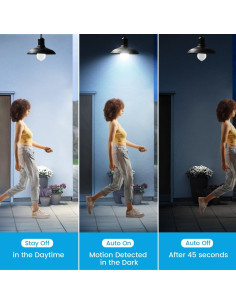 Bombillas LED Aovpex con Sensor de Movimiento 13W 5000K - Paquete de 2 2