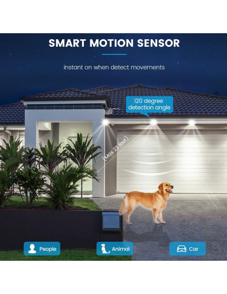 Bombillas LED Aovpex con Sensor de Movimiento 13W 5000K - Paquete de 2