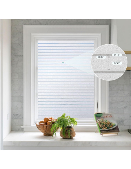 Película de Privacidad DOWELL 44.5x300 cm Vinilo Esmerilado