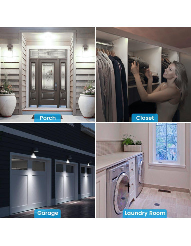 Bombillas LED Aovpex con Sensor de Movimiento 13W 5000K - Paquete de 2