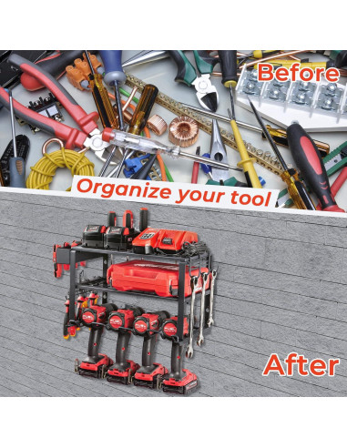 Estante para Herramientas TreeLen 3 Capas Montaje en Pared