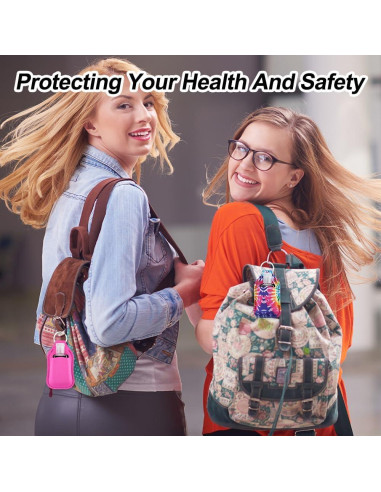 Conjunto 8 Pcs Soportes para Desinfectante de Manos con Botellas