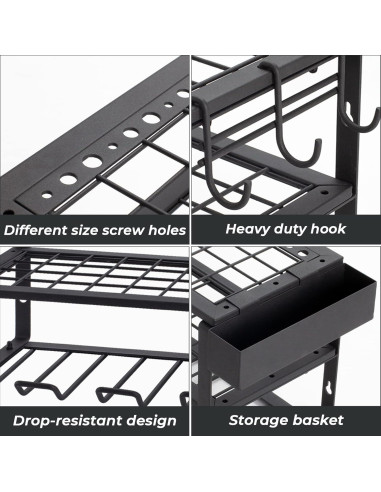 Estante para Herramientas TreeLen 3 Capas Montaje en Pared
