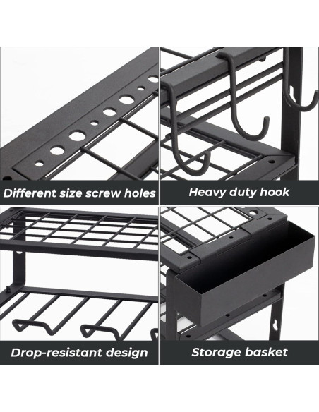 Estante para Herramientas TreeLen 3 Capas Montaje en Pared