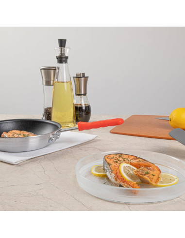 Manga de Mango de Sartén de Silicona Roja Restaurantware 10.9 cm