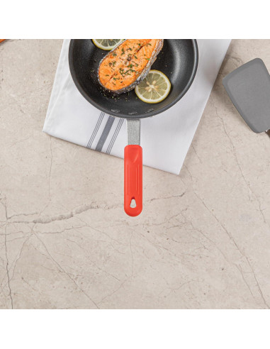 Manga de Mango de Sartén de Silicona Roja Restaurantware 10.9 cm