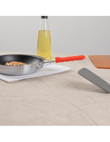 Manga de Mango de Sartén de Silicona Roja Restaurantware 10.9 cm