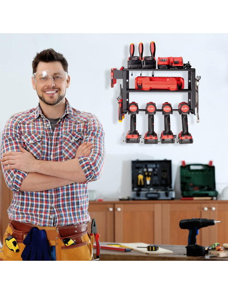 Estante para Herramientas TreeLen 3 Capas Montaje en Pared