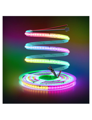 Tira LED COB 5m ALITOVE WS2811 RGB Direccionable 2160 LEDs