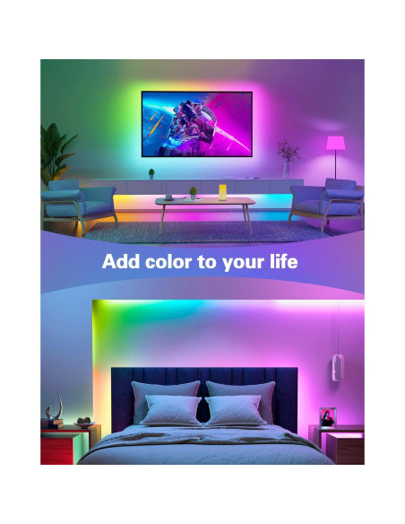 Tira LED COB 5m ALITOVE WS2811 RGB Direccionable 2160 LEDs