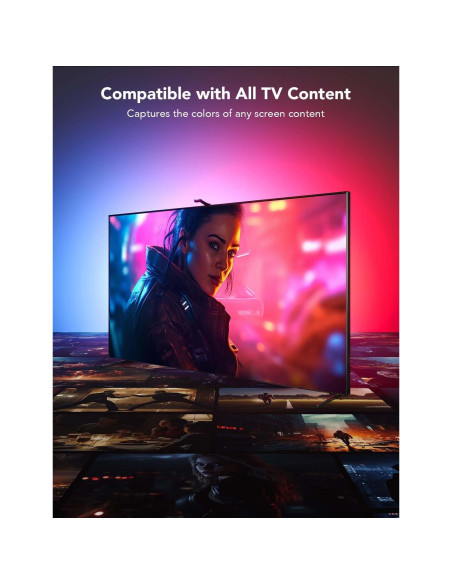 Retroiluminación LED para TV Govee Envisual T2 - Barras de luz 3D