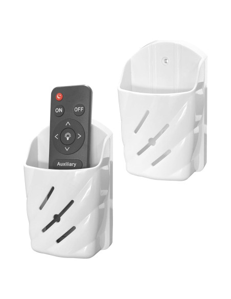 Soporte de Pared para Control Remoto KOXHERO 2 Pcs Blanco