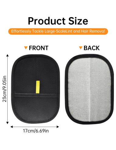 Guantes Eliminadores de Pelo de Mascota Ecológicos 2 Pcs