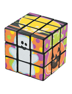 Mini Cubos Mágicos de Halloween Fun Express - 12 Piezas - 3.81 cm