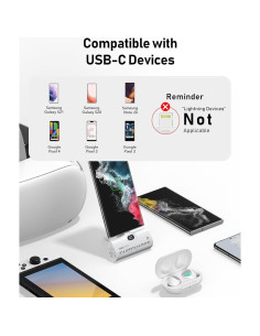 Cargador Portátil VEEKTOMX 5000mAh USB-C Carga Rápida 20W 2