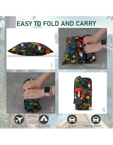 Almohada de Camping Xmzsdz Espuma de Memoria 35x46cm