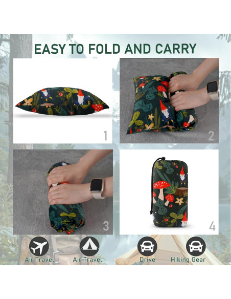 Almohada de Camping Xmzsdz Espuma de Memoria 35x46cm