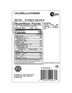 Polvo de Chlorella Yupik 249g - Superfood Nutritivo 2