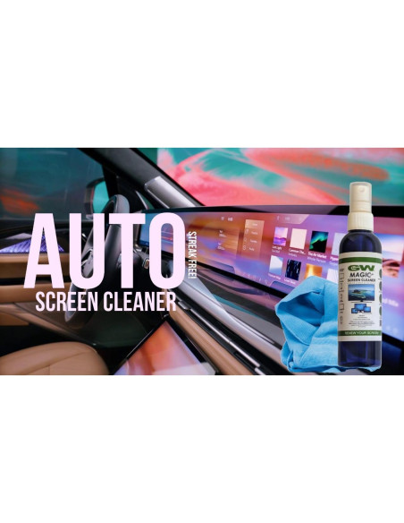 Kit Limpiador de Pantallas Mágico Deluxe GW 118ml + 2 Paños 30x30cm