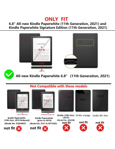 Funda para Kindle Paperwhite 6.8" UUcovers 2021 - Graffiti Colores 2