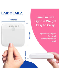 Luz Nocturna Magnética LED con Sensor de Movimiento 2 Pcs 2