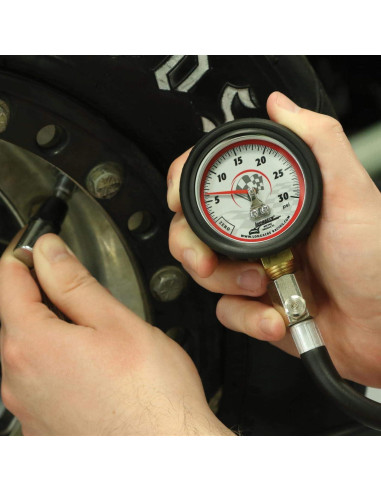Medidor de Presión de Neumáticos Longacre 0-30 PSI 5.08 cm