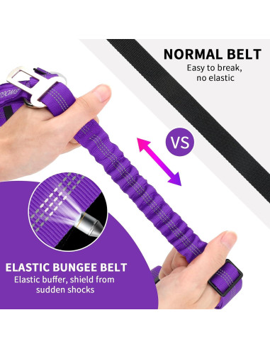 Cinturón de Seguridad para Perros BWOGUE Ajustable 2 Piezas