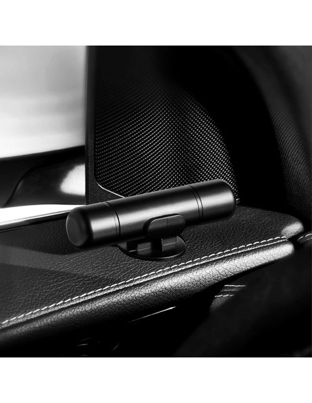 Martillo de Seguridad Diroya 2-en-1 Cortador de Cinturón Plata