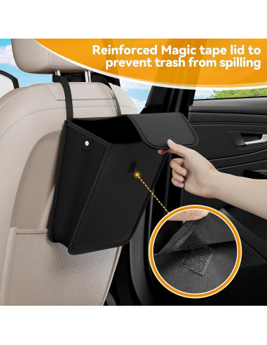 Basurero de Coche DEYILIAN Plegable con 36 Bolsas Desechables