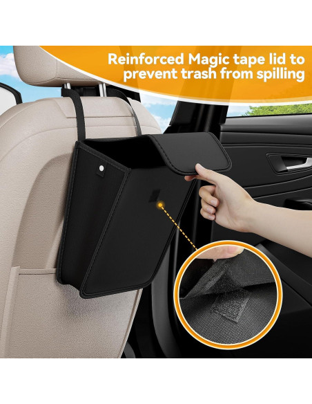 Basurero de Coche DEYILIAN Plegable con 36 Bolsas Desechables