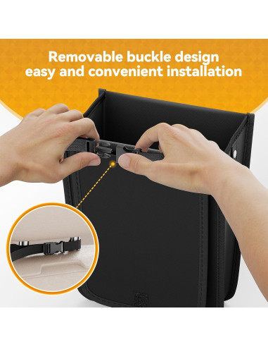 Basurero de Coche DEYILIAN Plegable con 36 Bolsas Desechables