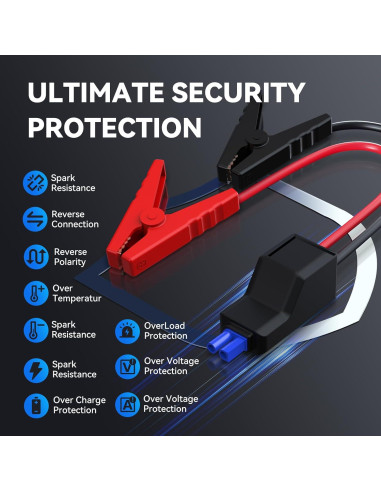 Arrancador de Batería KOLTGOO XM-1001 con Compresor 4500A