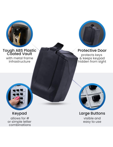Caja de Seguridad Exterior KeyGuard Pro SL-590-Cvr Mediana