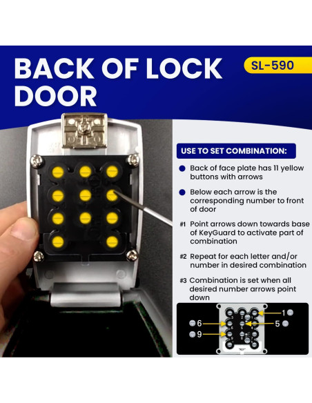 Caja de Seguridad Exterior KeyGuard Pro SL-590-Cvr Mediana