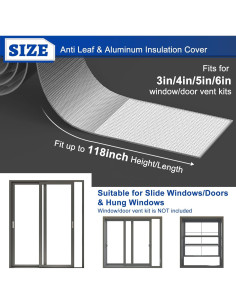 Cubierta de Ventilación Universal Wintcomfort para AC Portátil 2