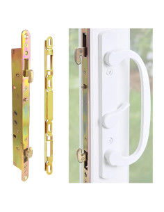 Juego de Manijas de Puerta Deslizante ReigaHood con Cerradura 2 Puntos