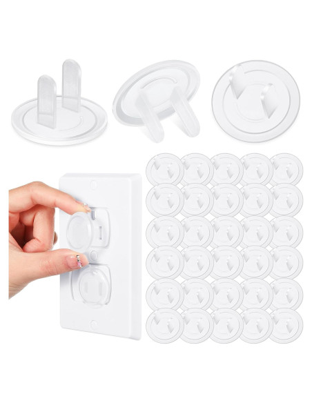 Cubiertas de Enchufes Thyle 120 Pcs Seguridad Infantil PVC