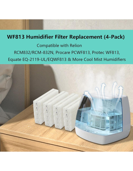 Filtros de humidificador YXQZH 4T compatibles 4 unidades
